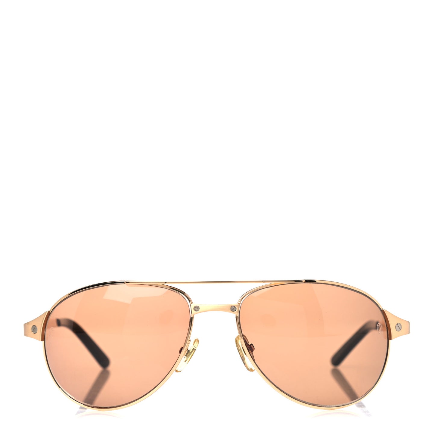 Santos Dumont Vendome Aviator Sunglasses 3592554 Gold