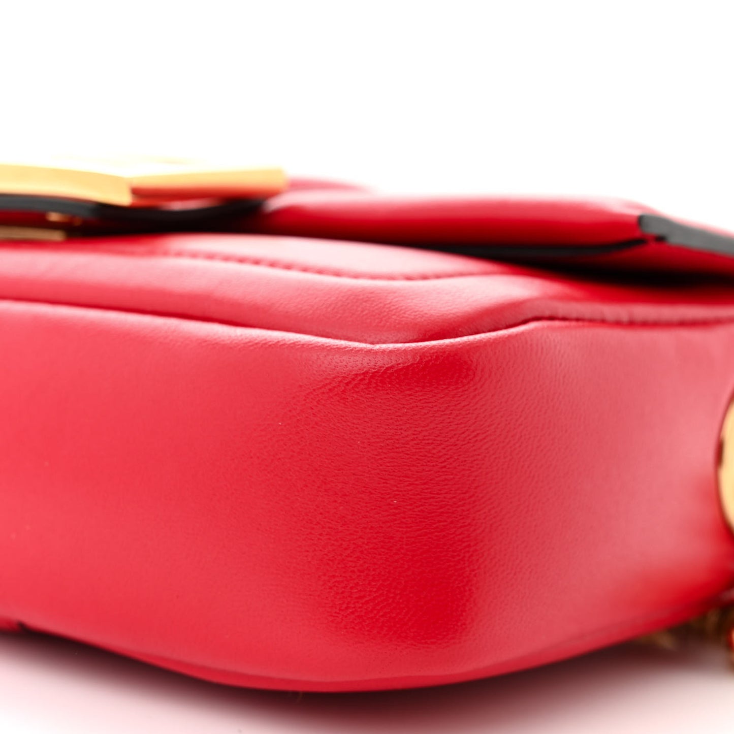 Nappa Apolo Mini Chain Baguette Red