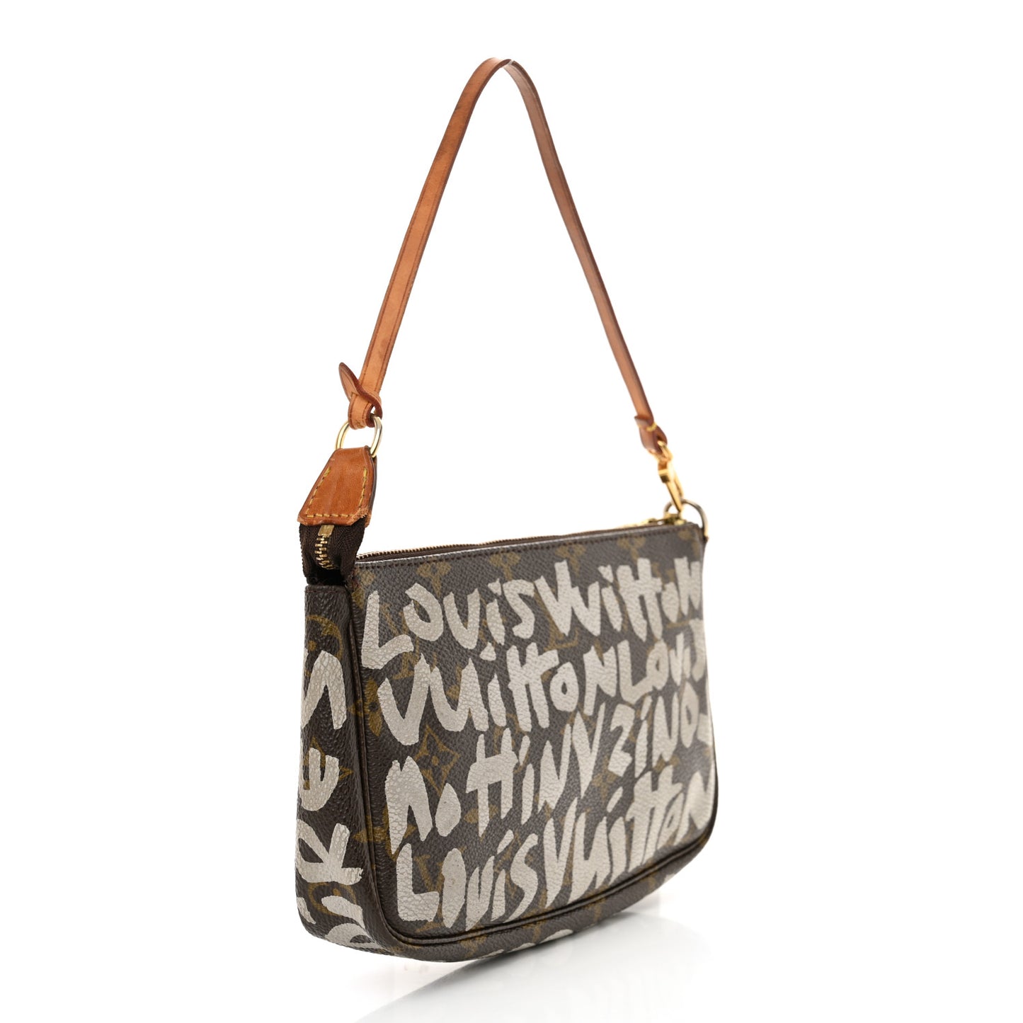 Monogram Graffiti Pochette Accessories Silver
