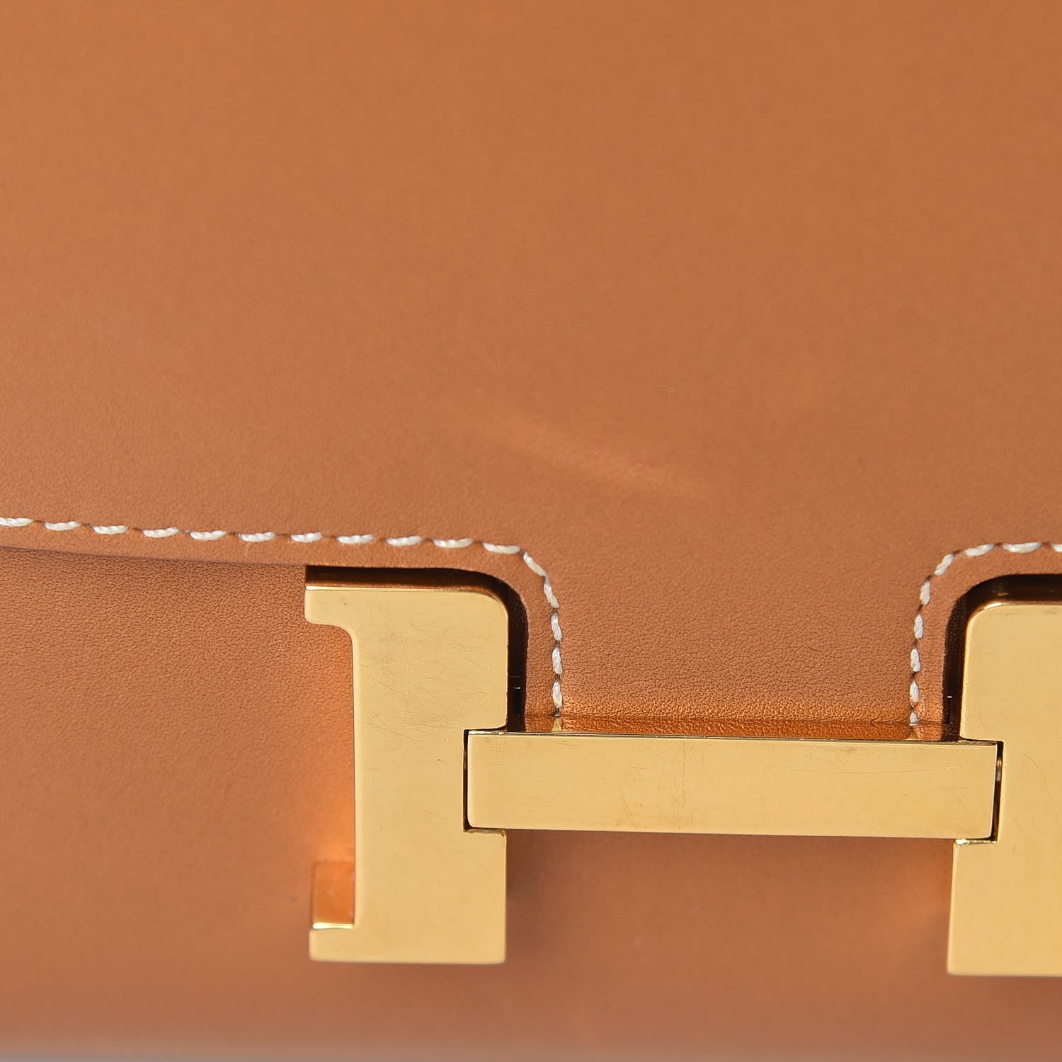 Hermes Tadelakt Constance Short Wallet Gold 9 of 11