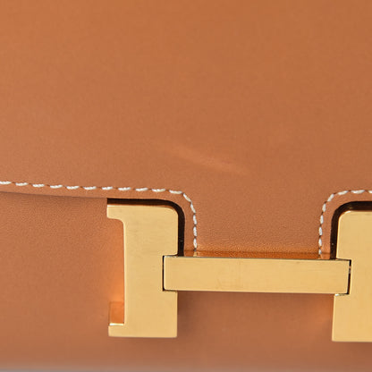 Hermes Tadelakt Constance Short Wallet Gold 9 of 11