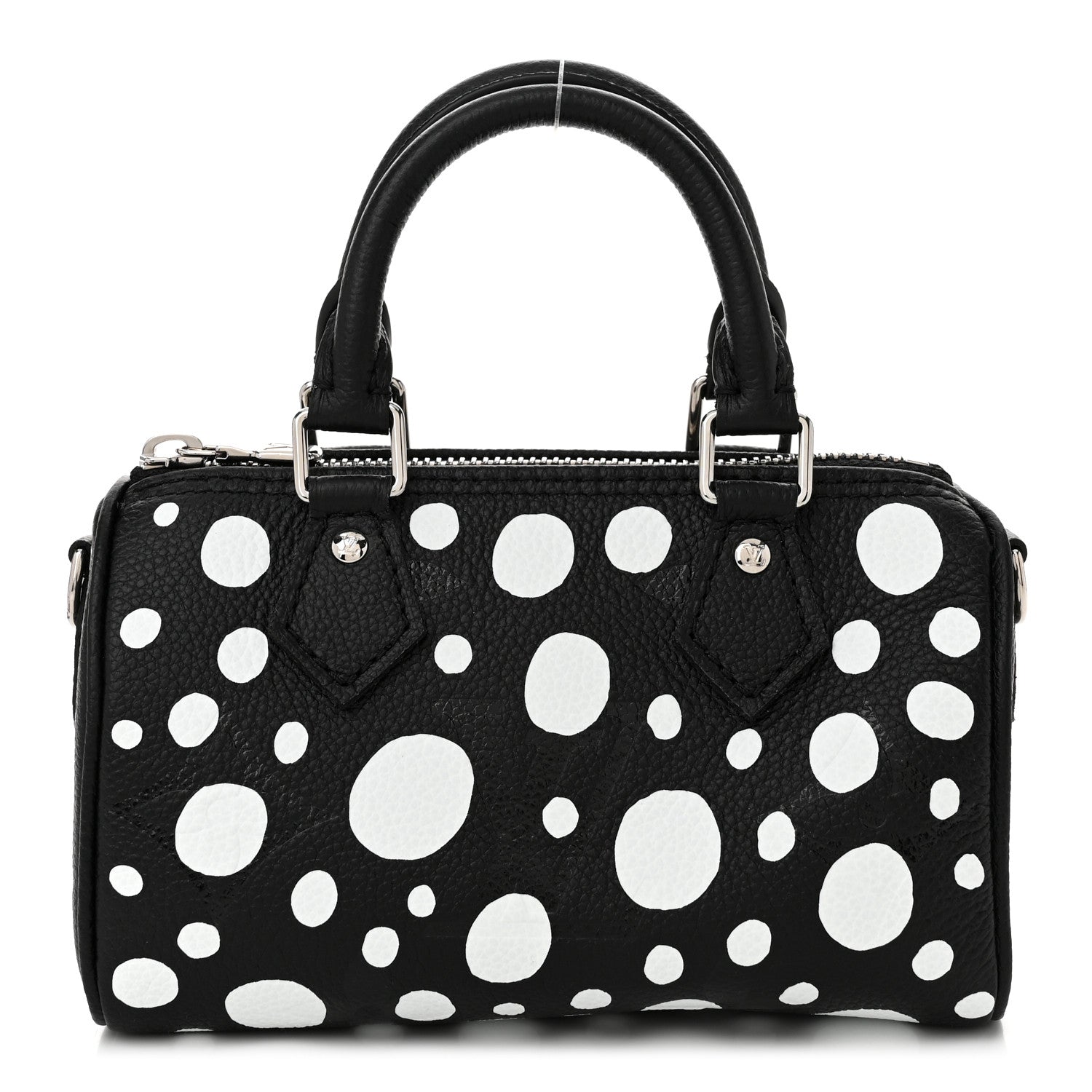 Louis Vuitton LV X YK Empreinte Infinity Dots Nano Speedy Bandouliere Black White 1 of 10