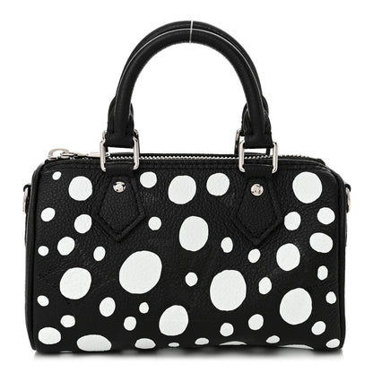 Louis Vuitton LV X YK Empreinte Infinity Dots Nano Speedy Bandouliere Black White 1 of 10