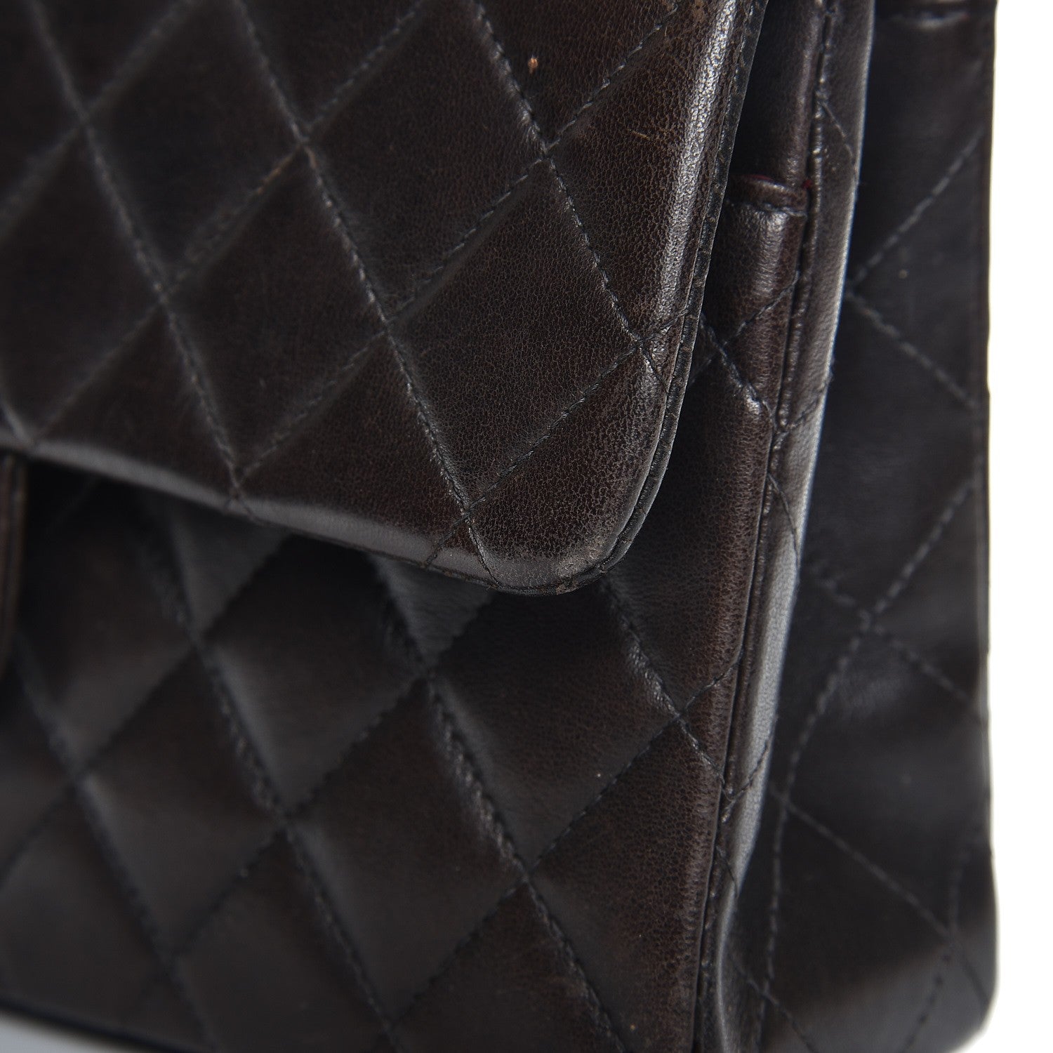 Chanel Lambskin Quilted Small Double Flap Black 13 of 17