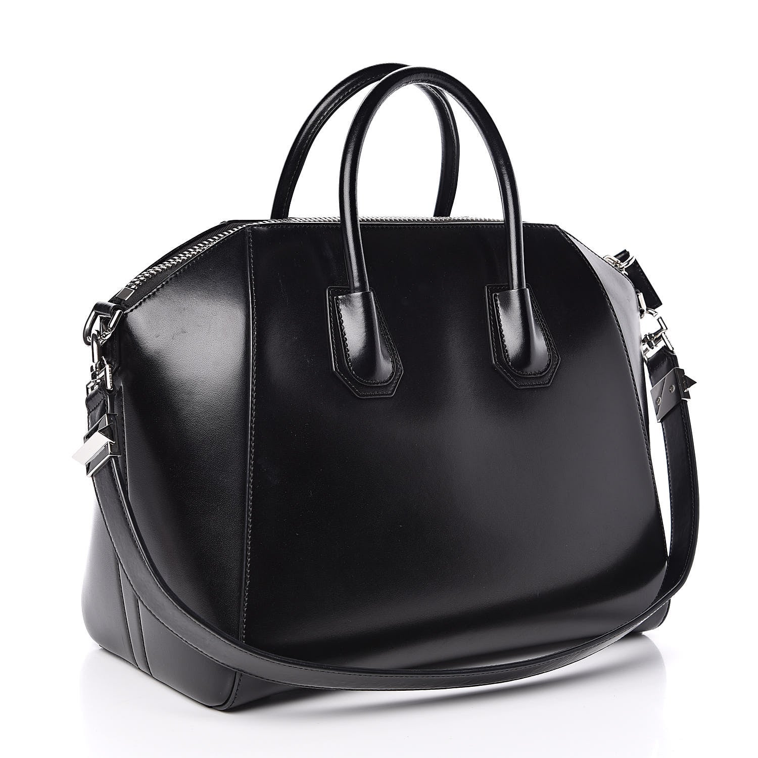 Givenchy Shiny Lord Calfskin Medium Antigona Black 3 of 11