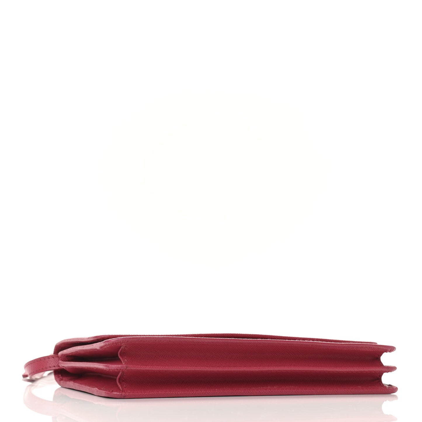 Saffiano Metal Mini Crossbody Wallet Peonia