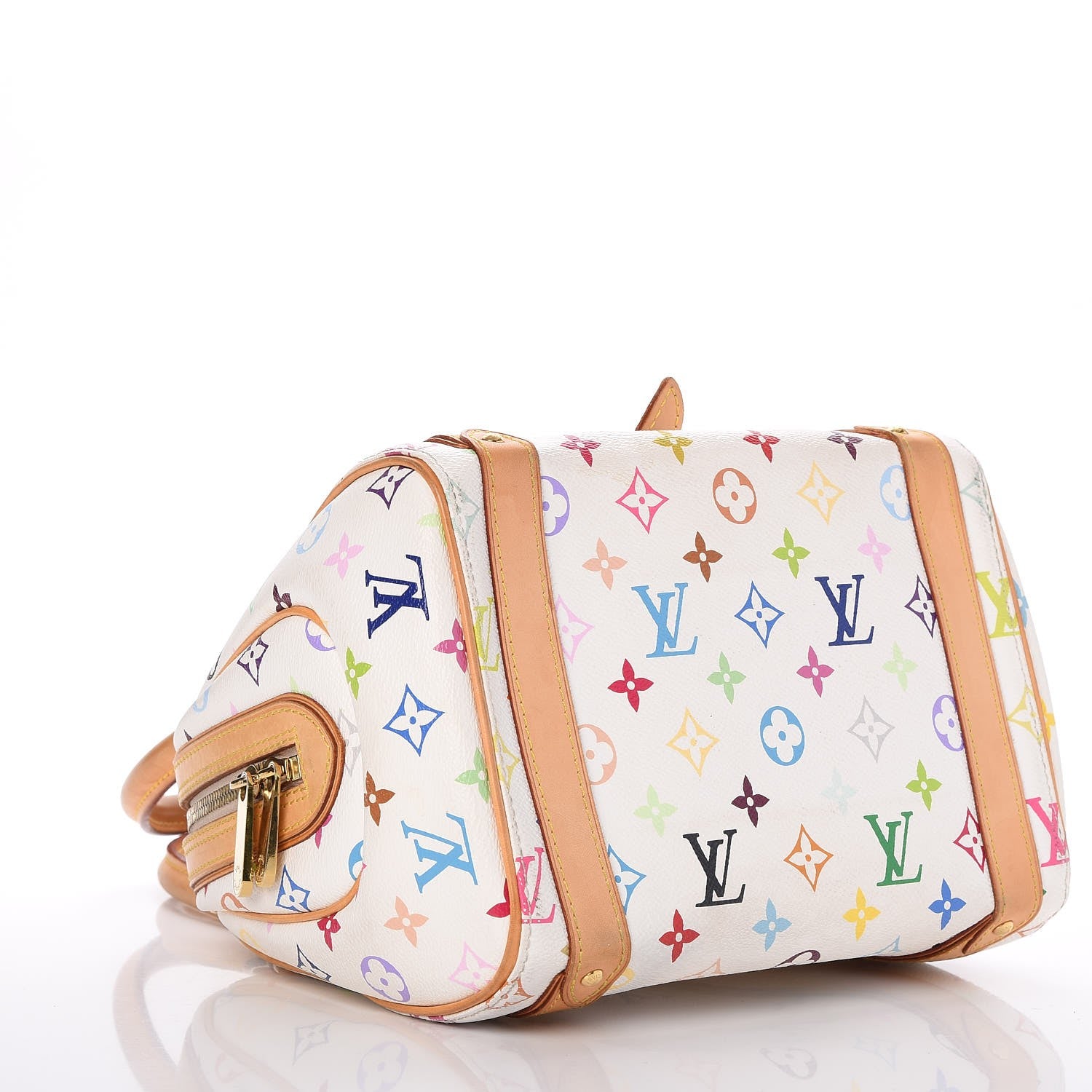 Louis Vuitton Monogram Multicolor Priscilla White 4 of 7