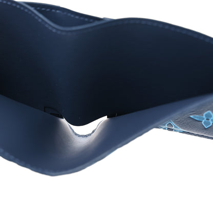 Louis Vuitton Monogram Shadow Multiple Wallet Navy River Blue 7 of 9