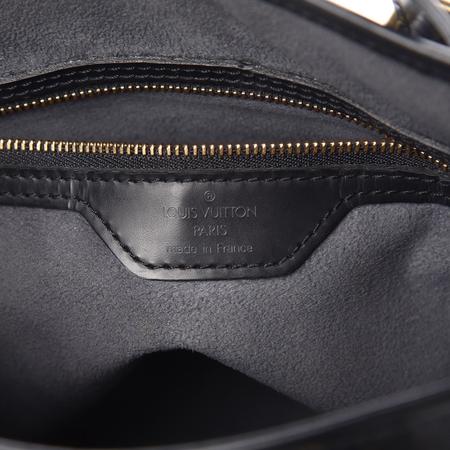 Louis Vuitton Epi Petit Bucket 23 Black 7 of 10
