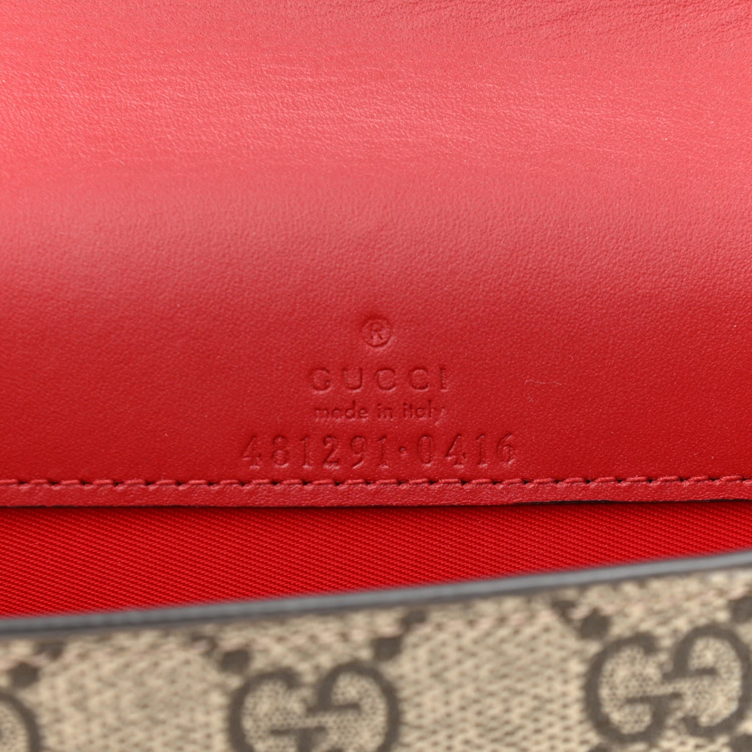 Gucci GG Supreme Monogram Mini Cherry Chain Bag 6 of 12