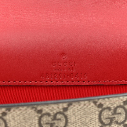 Gucci GG Supreme Monogram Mini Cherry Chain Bag 6 of 12
