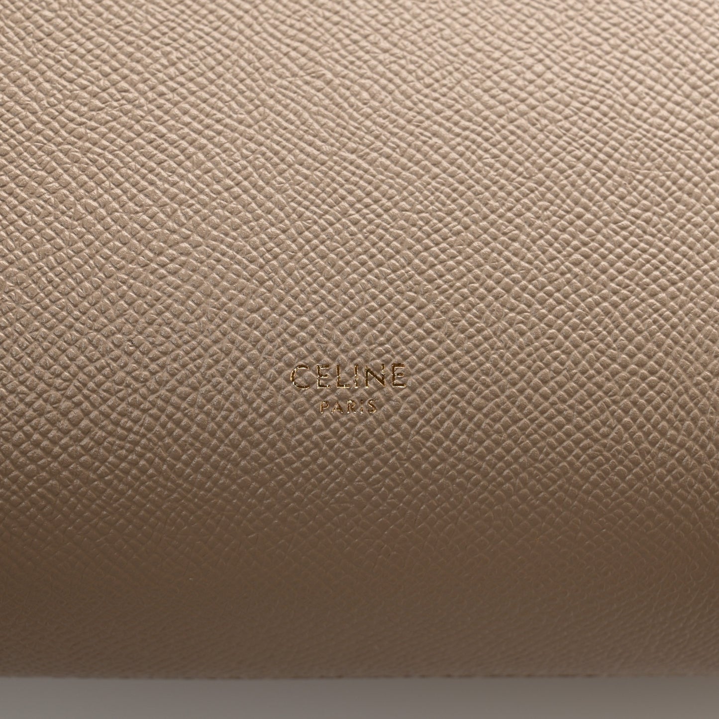 Grained Calfskin Micro Belt Bag Light Taupe