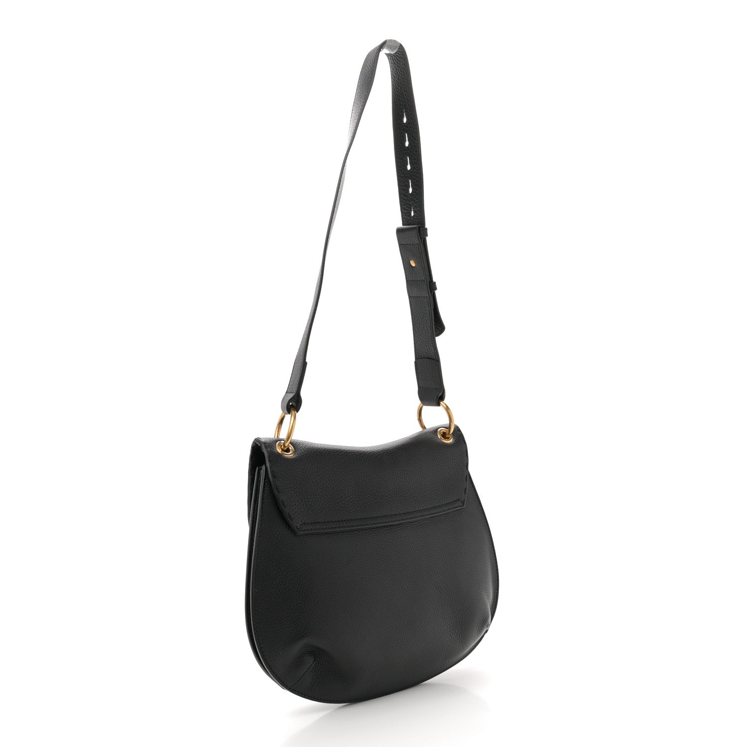 Gucci Cellarius Calfskin Feline GG Marmont Flap Shoulder Bag Black 2 of 10