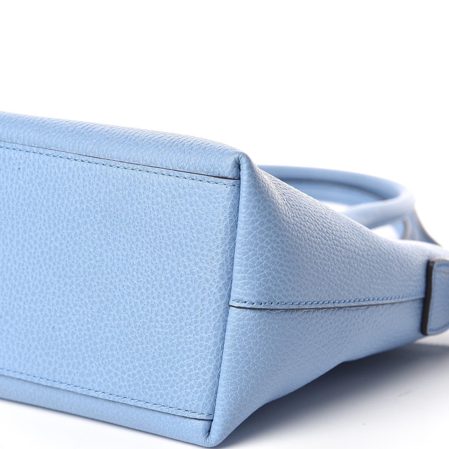 Gucci Dollar Calfskin GG Charm Satchel Mineral Blue 9 of 10