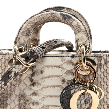 Christian Dior Snakeskin Micro Lady D-Joy Grey 7 of 9