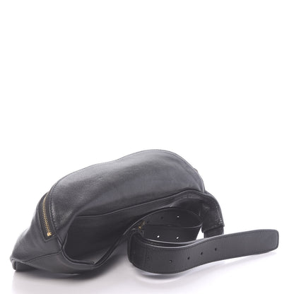 Saint Laurent Grain De Poudre Monogram Belt Bag Black 3 of 9