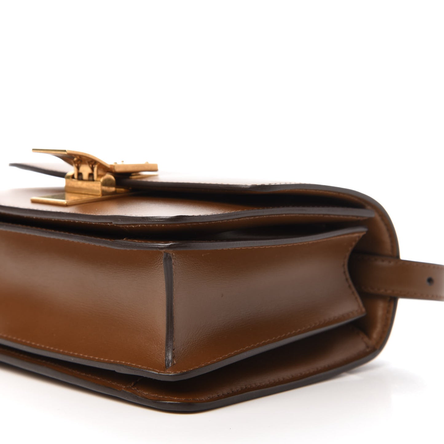Box Calfskin Small Classic Box Bag Camel
