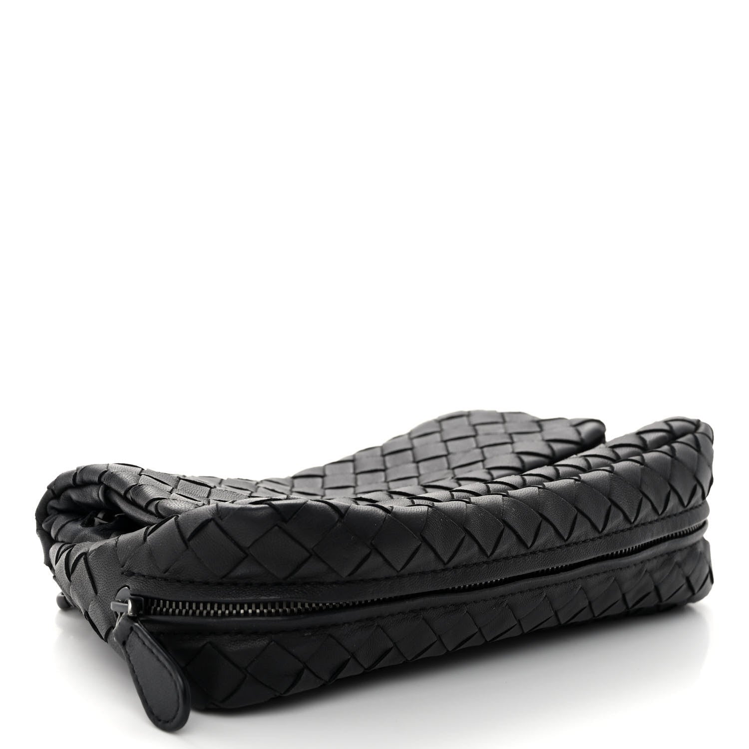 Bottega Veneta Nappa Intrecciato Mini Chain Messenger Black 4 of 10