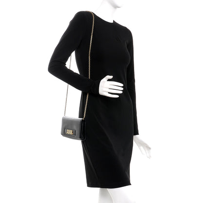 Christian Dior Calfskin J'adior Croisiere Chain Wallet Black 2 of 10