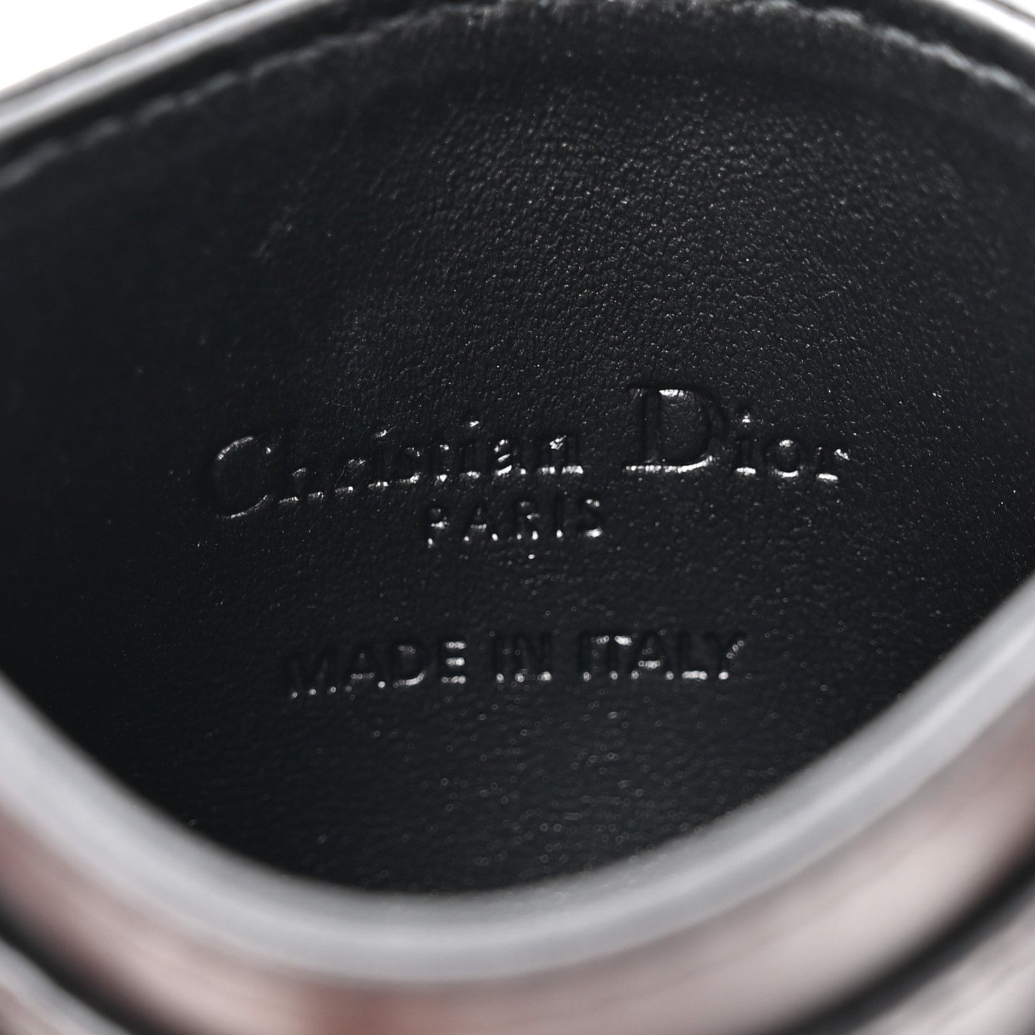 Christian Dior Lambskin Cannage Lady Dior Card Holder Black 6 of 8