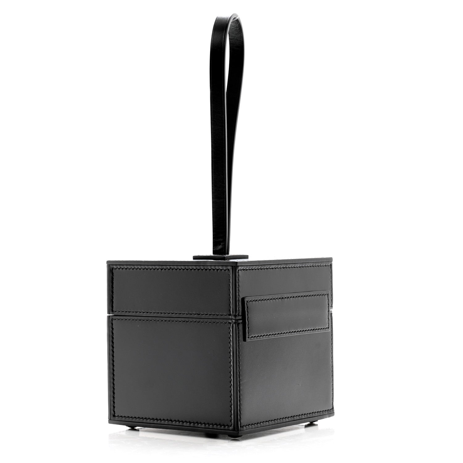 Moynat Calfskin Mini Vanity Case Clutch Black 3 of 10