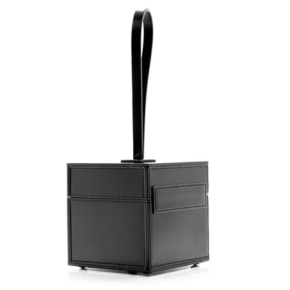Moynat Calfskin Mini Vanity Case Clutch Black 3 of 10