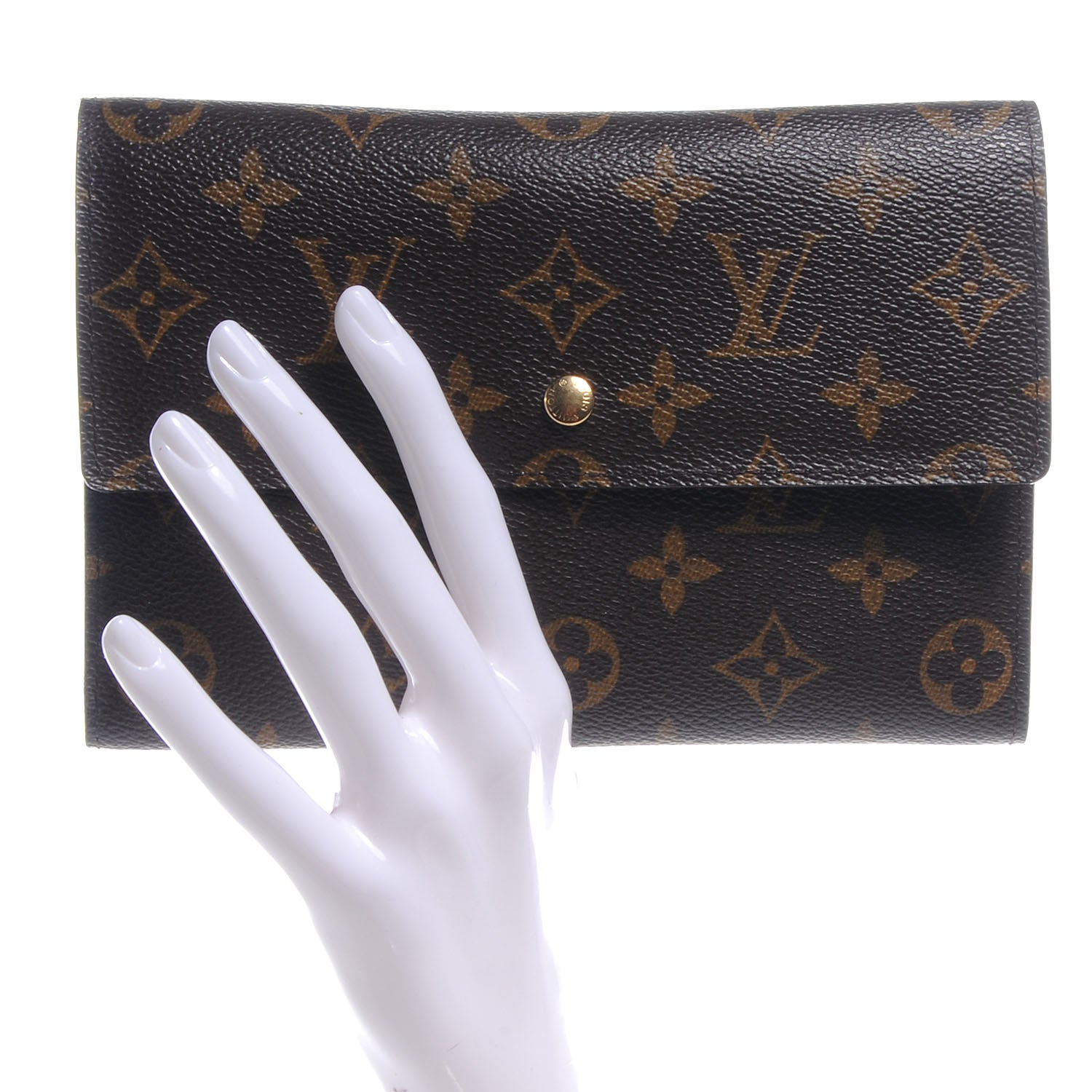Louis Vuitton Monogram Porte Tresor Etui Papiers Wallet 2 of 9