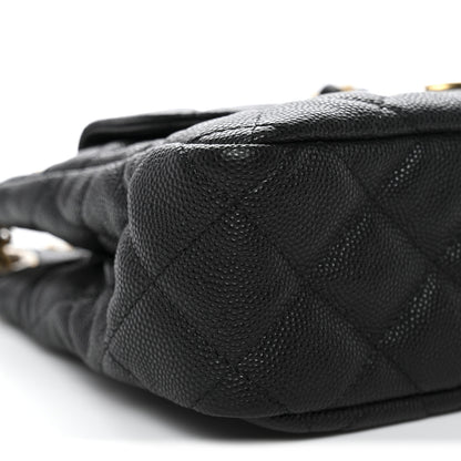 Chanel Caviar Quilted Small Wavy CC Hobo Black 8 of 10
