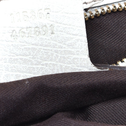 Gucci Monogram Medium Horsebit Chain Hobo Off White 7 of 10