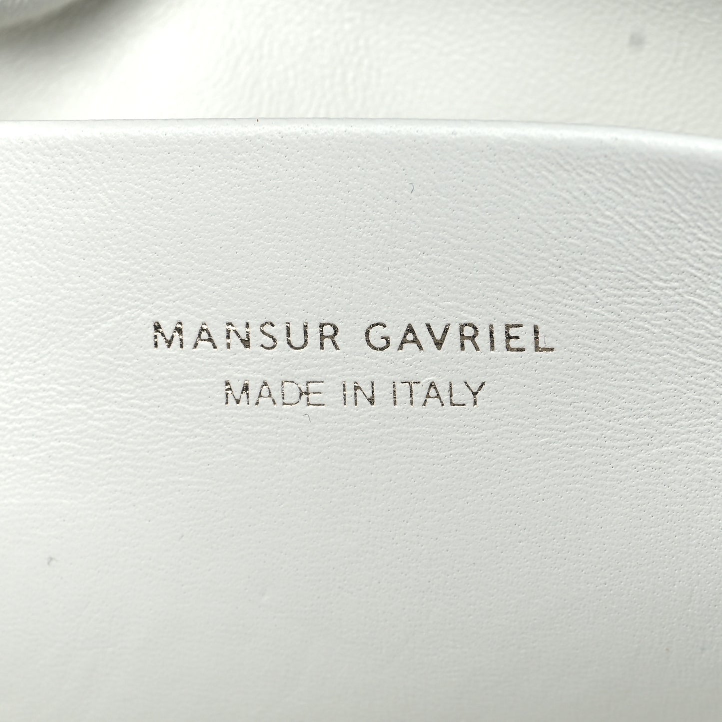 Lambskin Cloud Clutch White