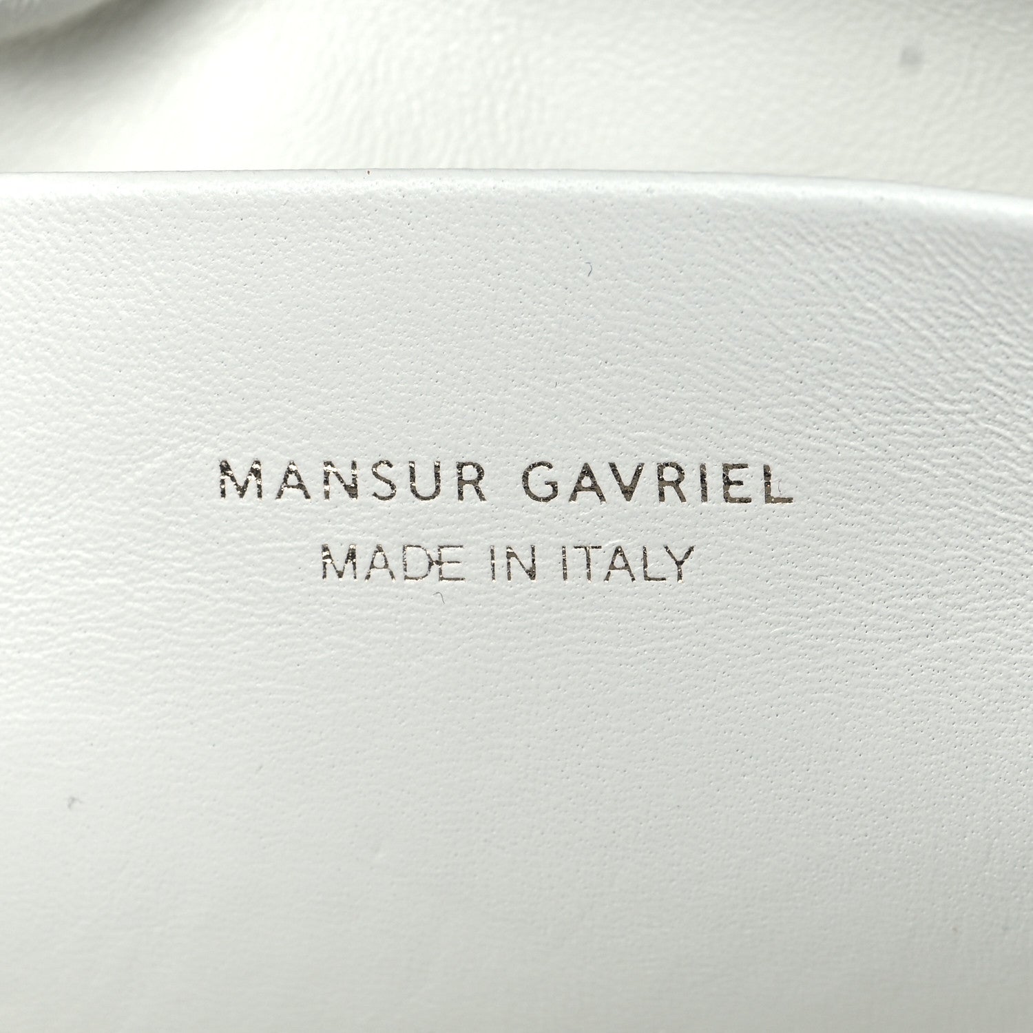Mansur Gavriel Lambskin Cloud Clutch White 6 of 9