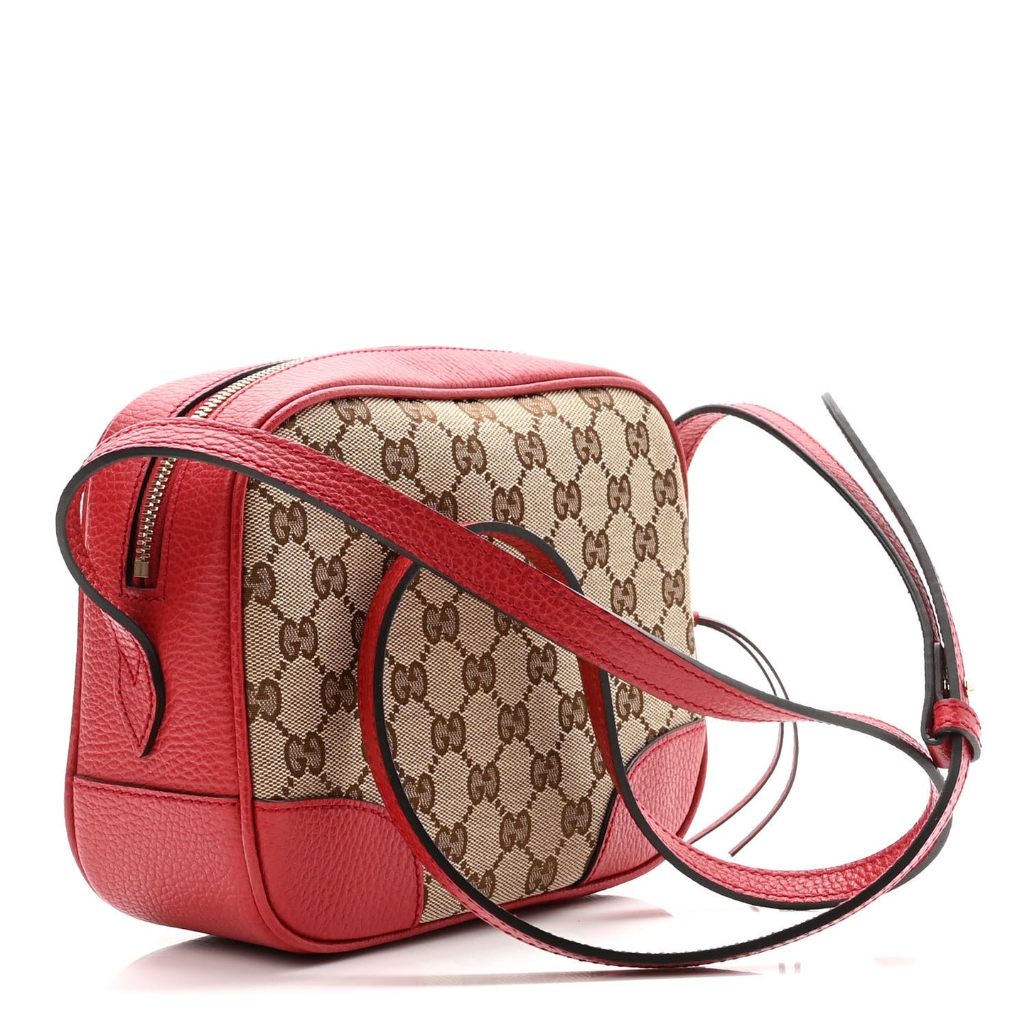 Monogram Mini Bree Messenger Bag Red