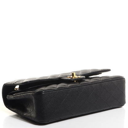 Chanel Caviar Quilted Medium Double Flap Black 4 of 8