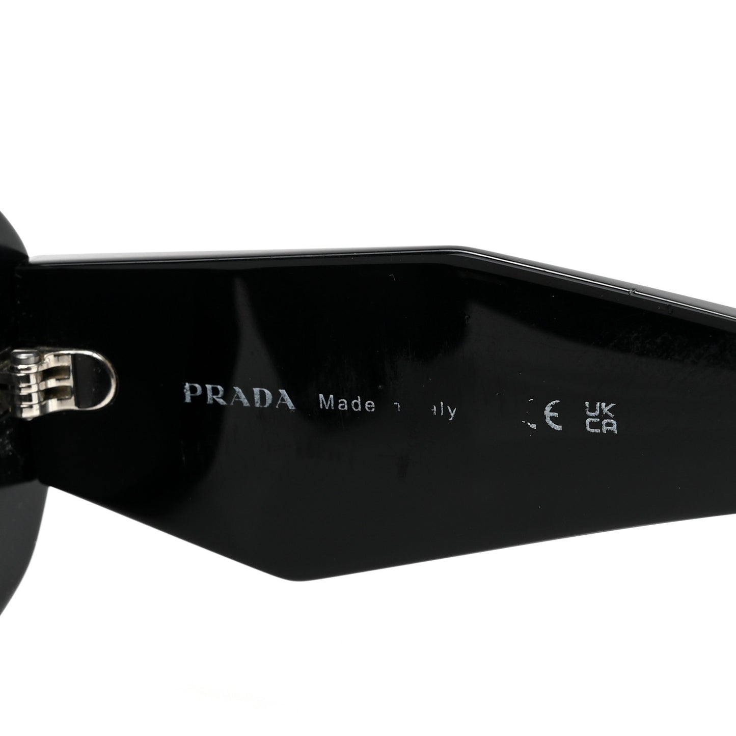 Acetate Symbole Sunglasses SPR 17W Black