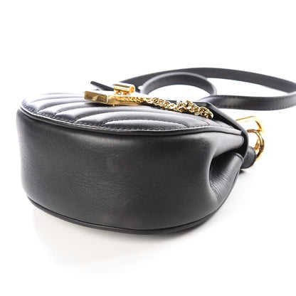 Chloe Calfskin Quilted Nano Drew Bijou Shoulder Bag Black 6 of 9