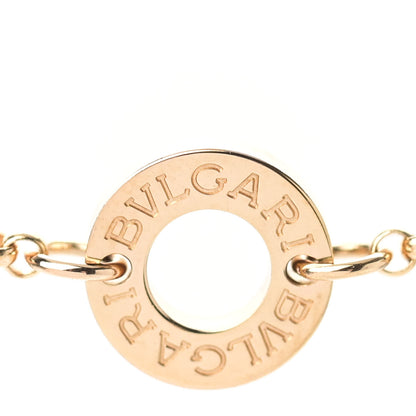 Bulgari 18K Rose Gold Cermet Small B.Zero1 Pendant Necklace 4 of 9