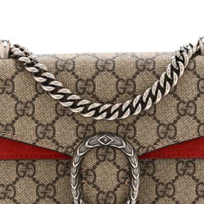 Gucci GG Supreme Monogram Mini Dionysus Shoulder Bag Hibiscus Red 8 of 10