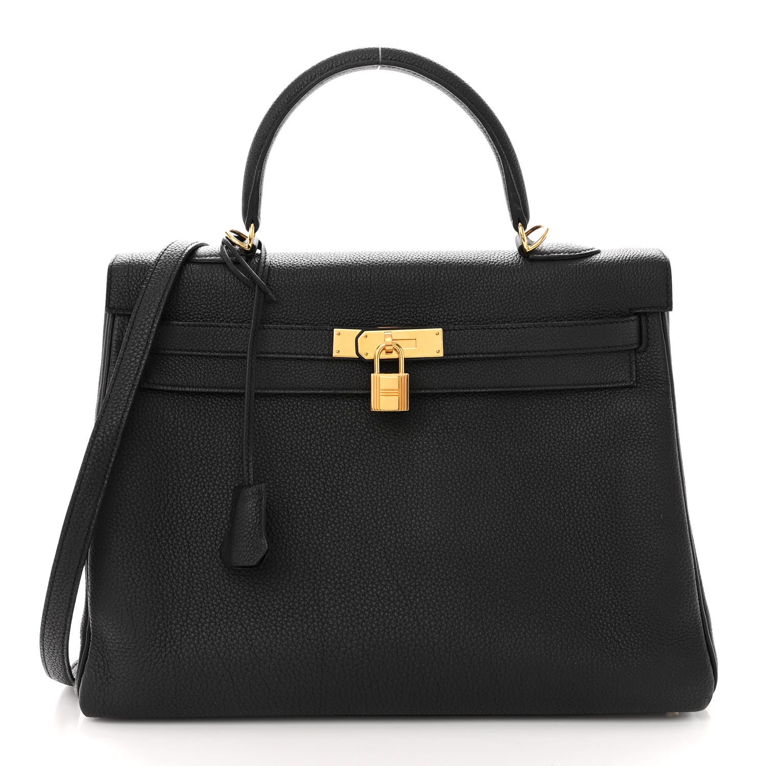 Hermes Togo Kelly Retourne 35 Black 1 of 11