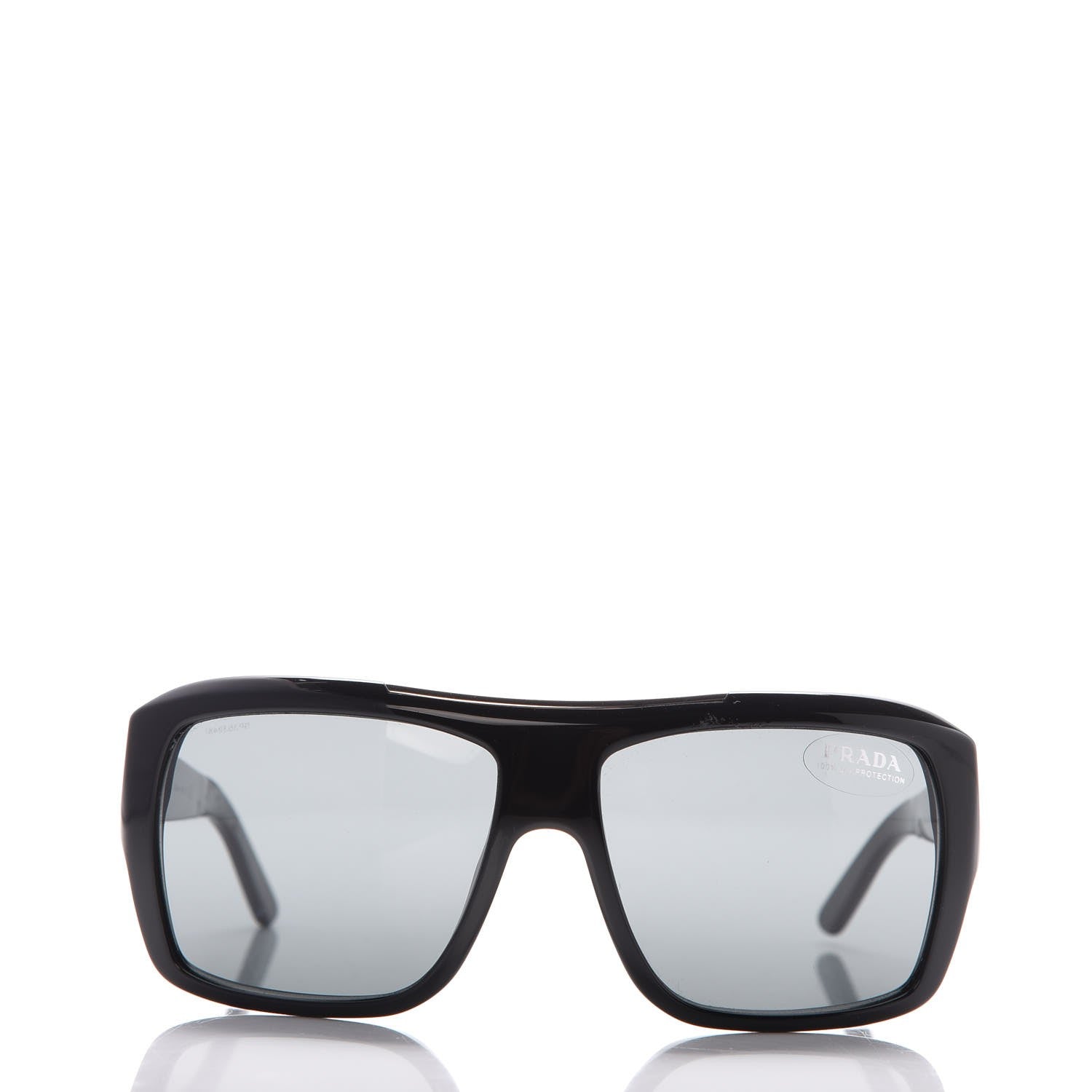 Prada Logo Sunglasses SPR 13L Black 2 of 8
