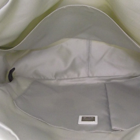 Fendi Patent Mesh Crossword Bag White 6 of 9