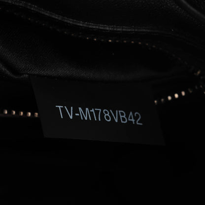 Valentino Garavani Vitello Rockstud Bucket Bag Black 7 of 7