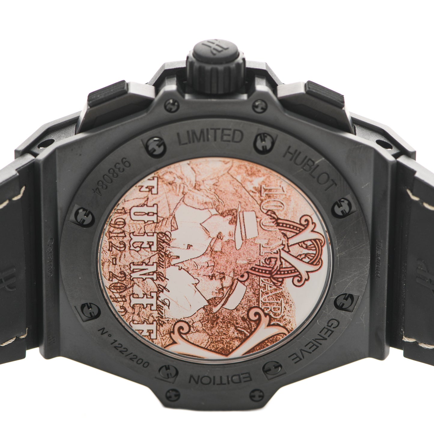 Ceramic Alligator 48mm Big Bang King Power "Arturo Fuente" Limited Edition Automatic Watch Black 703.CI.3113.HR.OPX12