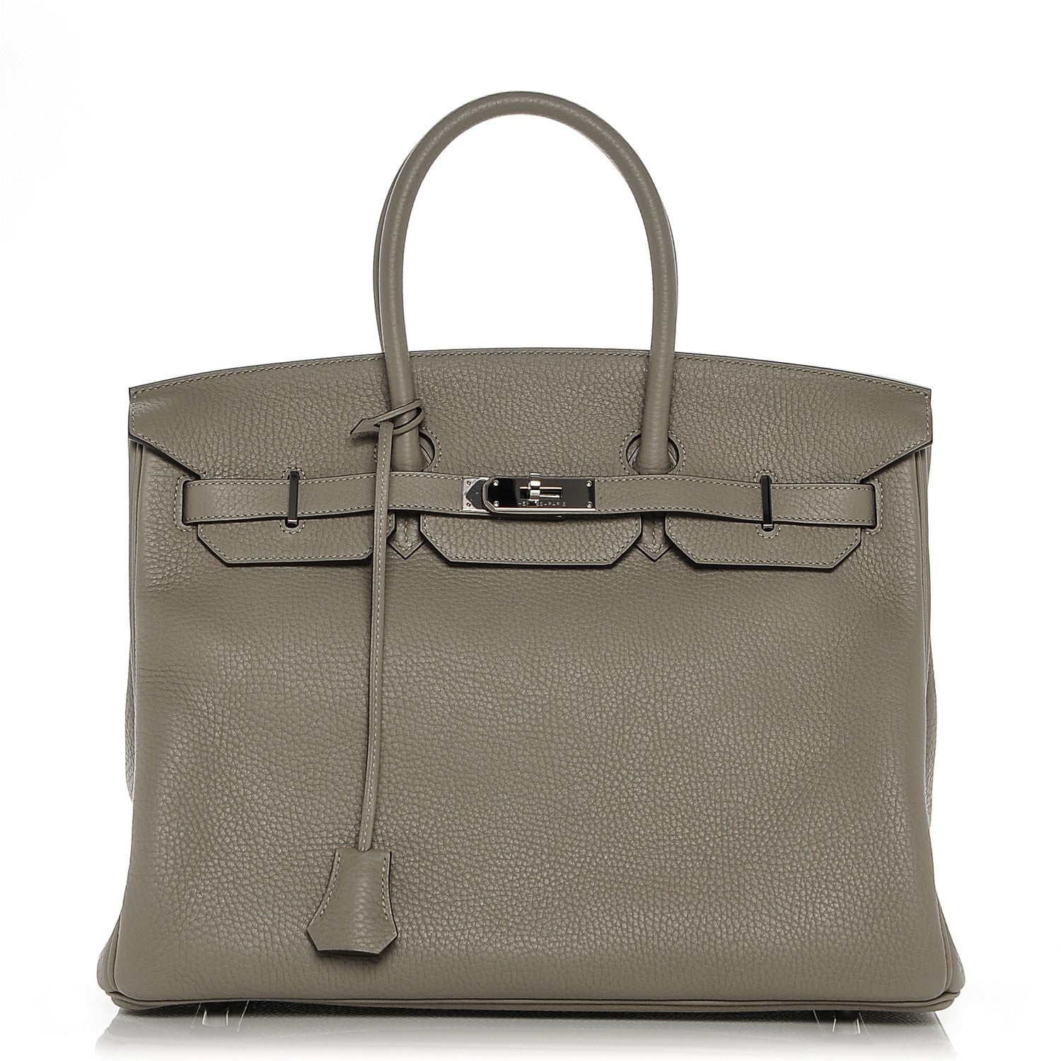 Hermes Taurillon Clemence Birkin 35 Sauge 1 of 8