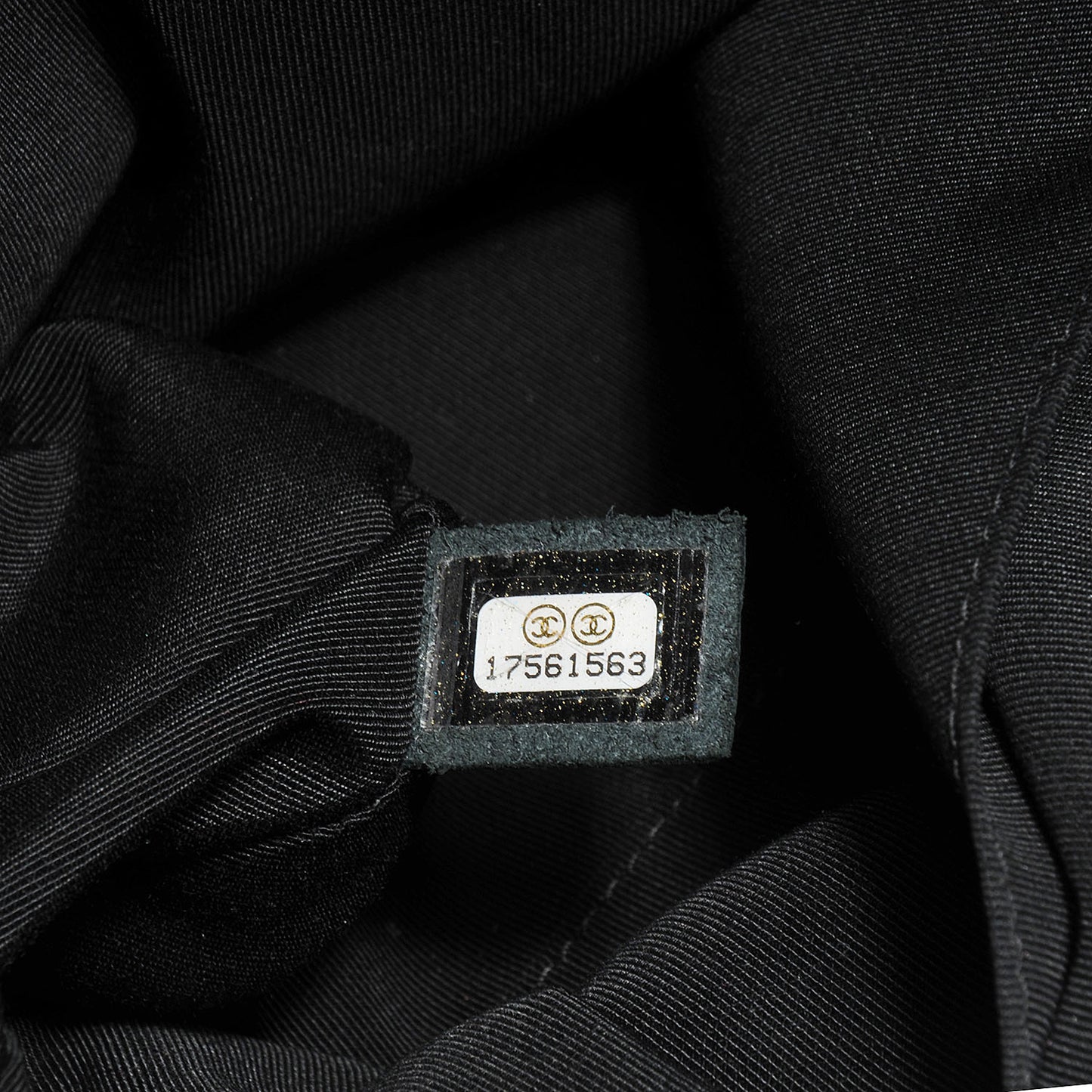 Shiny Calfskin Small Trianon Flap Black