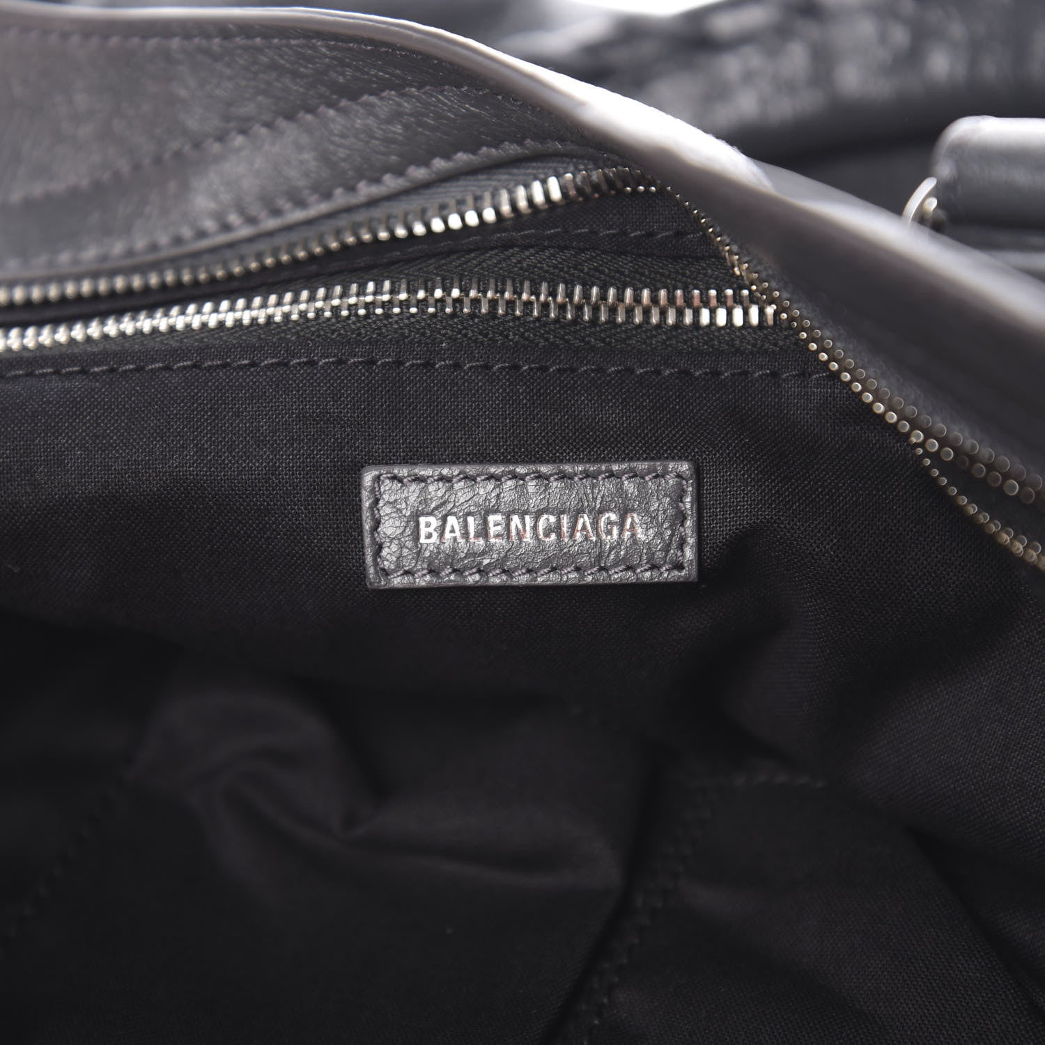 Balenciaga Agneau Classic Silver Hardware City Gris Fossile 5 of 9