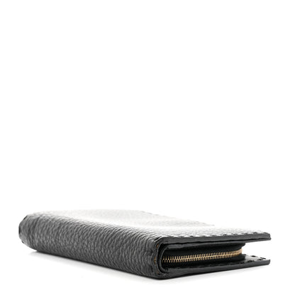Fendi Cuoio Romano Selleria Compact Wallet Black 4 of 9