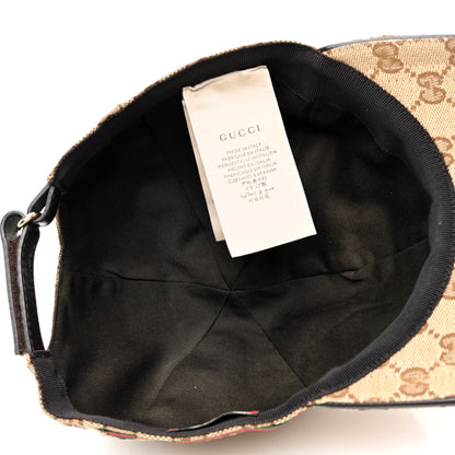 Gucci Monogram Web Baseball Hat XXL Beige Cocoa 7 of 9