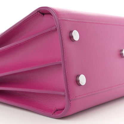 Saint Laurent Calfskin Baby Sac De Jour Fuchsia 9 of 12