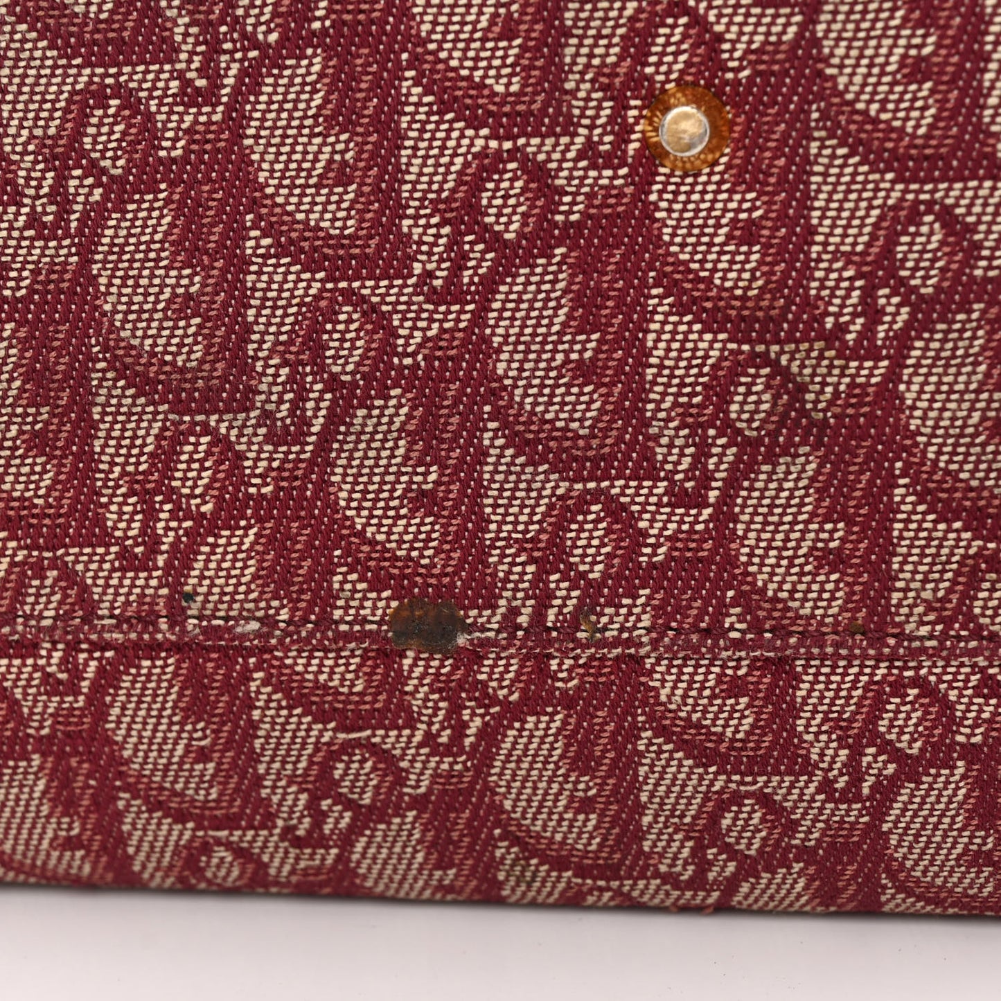 Monogram Pocket Tote Red