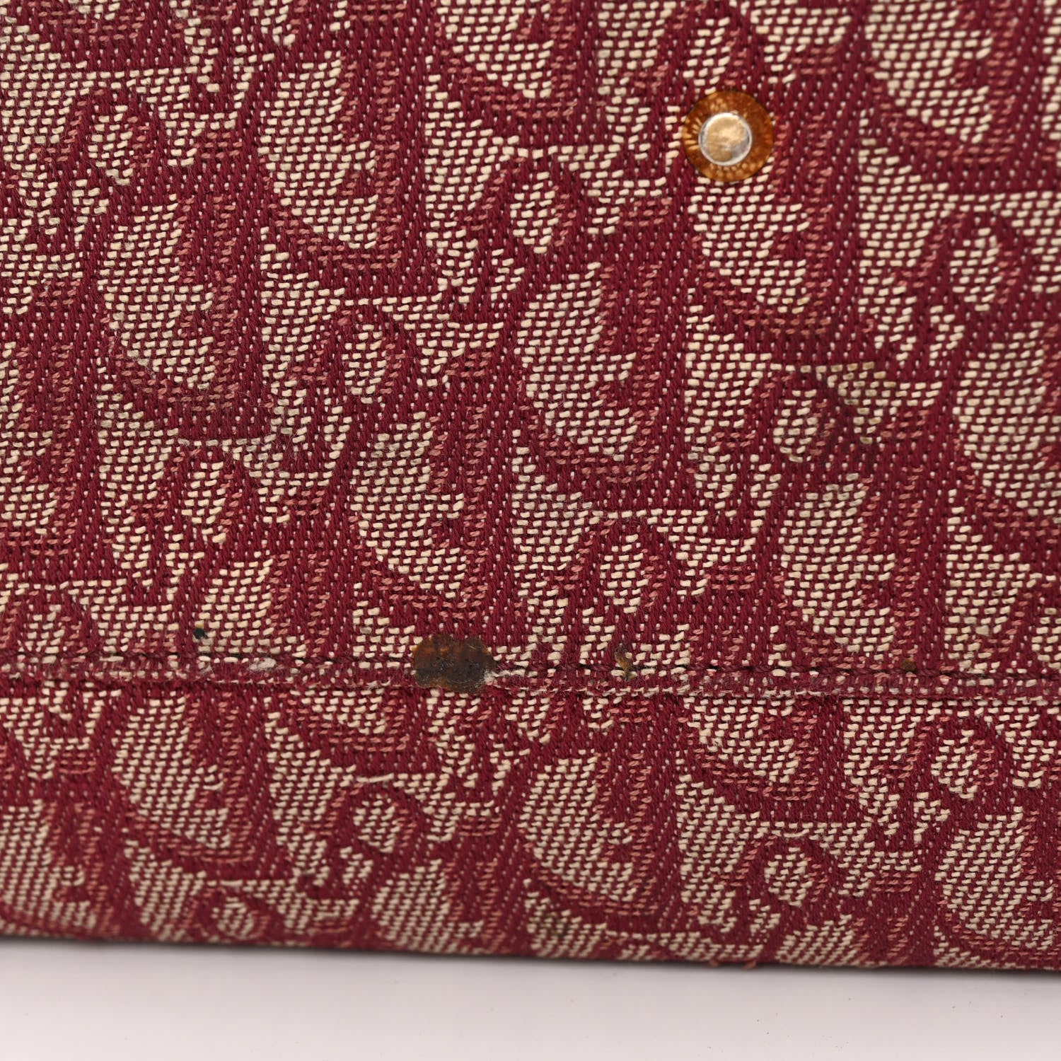 Christian Dior Monogram Pocket Tote Red 11 of 12